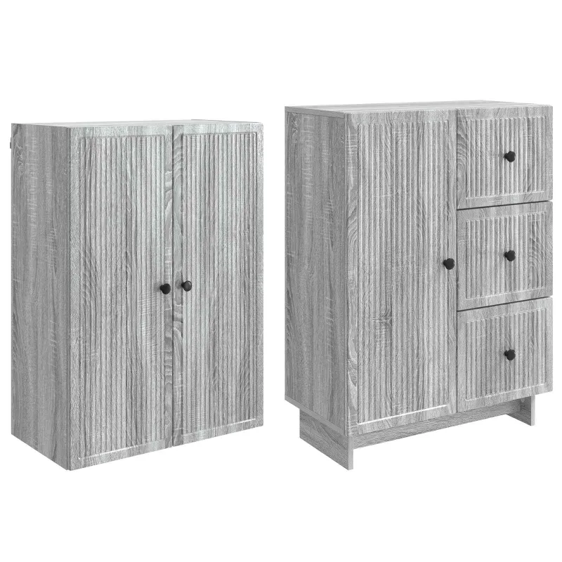 Spintelė 2 pcs 66 x 34,5 x 90 cm Apdirbta mediena
