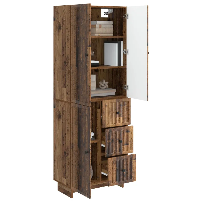 Spintelė 2 pcs 66 x 34,5 x 90 cm Apdirbta mediena