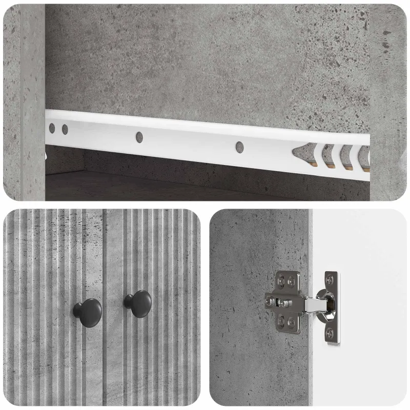 Spintelė 2 pcs 66 x 34,5 x 90 cm Apdirbta mediena