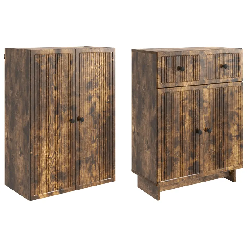 Spintelė 2 pcs 66 x 34,5 x 90 cm Apdirbta mediena