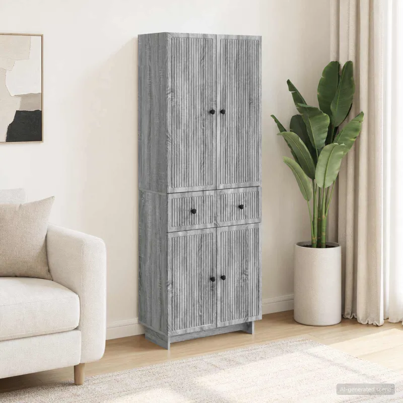 Spintelė 2 pcs 66 x 34,5 x 90 cm Apdirbta mediena