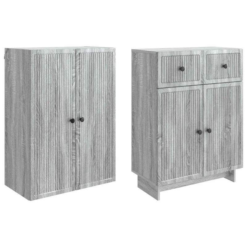 Spintelė 2 pcs 66 x 34,5 x 90 cm Apdirbta mediena