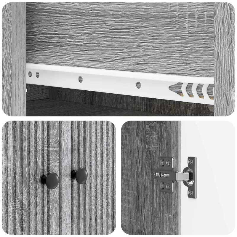 Spintelė 2 pcs 66 x 34,5 x 90 cm Apdirbta mediena
