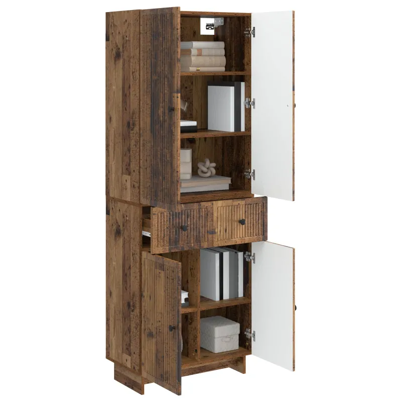 Spintelė 2 pcs 66 x 34,5 x 90 cm Apdirbta mediena