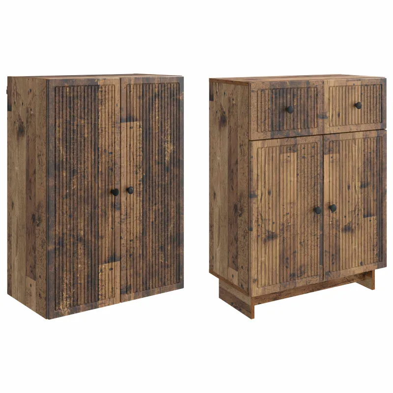 Spintelė 2 pcs 66 x 34,5 x 90 cm Apdirbta mediena