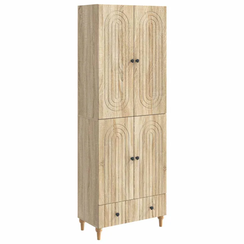 Spintelė 2 pcs 66 x 34,5 x 95 cm Apdirbta mediena