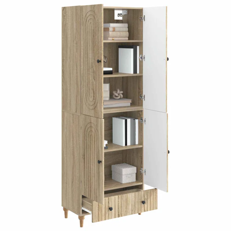 Spintelė 2 pcs 66 x 34,5 x 95 cm Apdirbta mediena