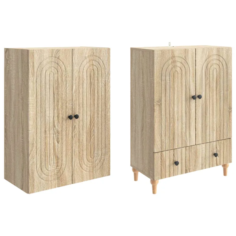 Spintelė 2 pcs 66 x 34,5 x 95 cm Apdirbta mediena