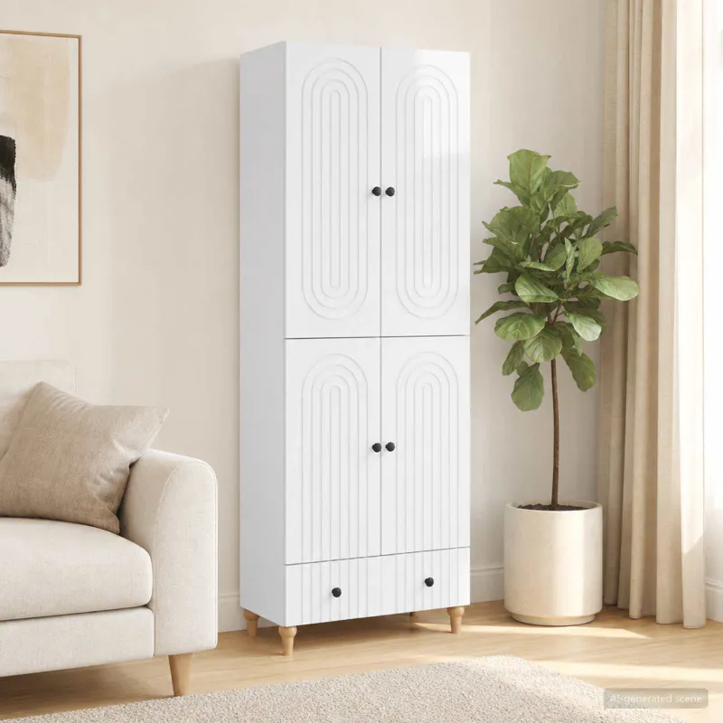 Spintelė 2 pcs 66 x 34,5 x 95 cm Apdirbta mediena