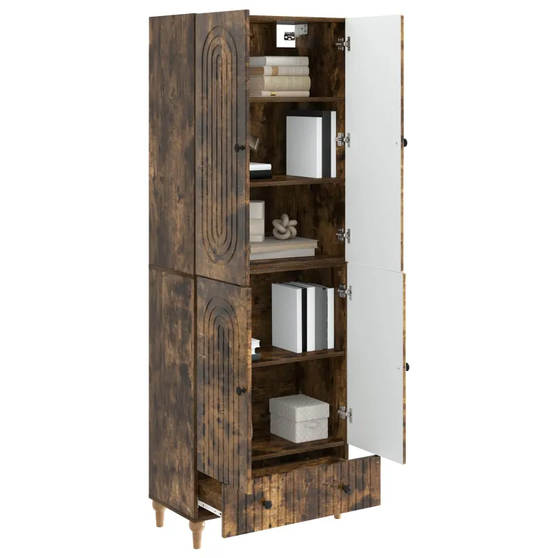 Spintelė 2 pcs 66 x 34,5 x 95 cm Apdirbta mediena