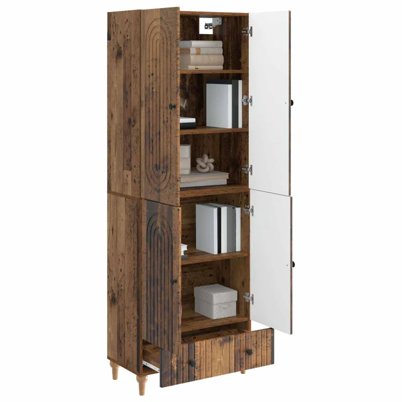 Spintelė 2 pcs 66 x 34,5 x 95 cm Apdirbta mediena