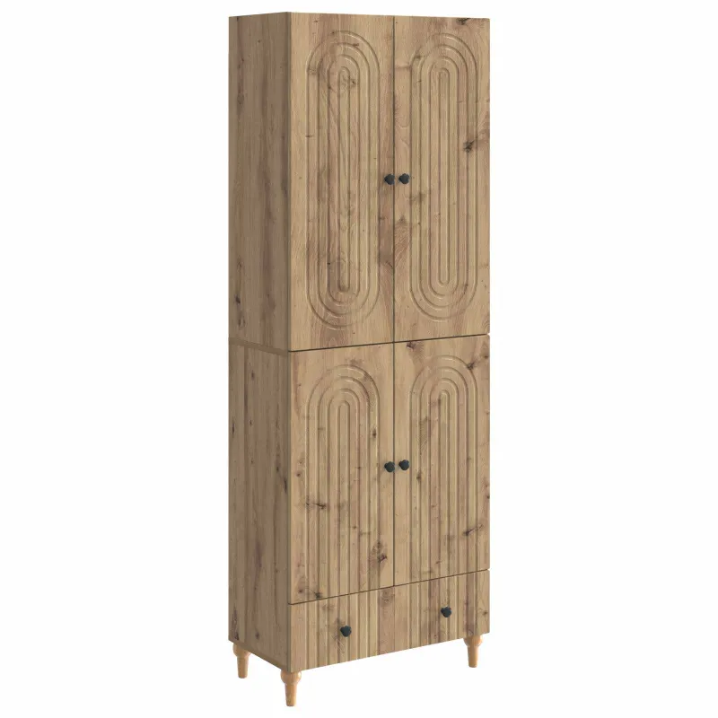 Spintelė 2 pcs 66 x 34,5 x 95 cm Apdirbta mediena