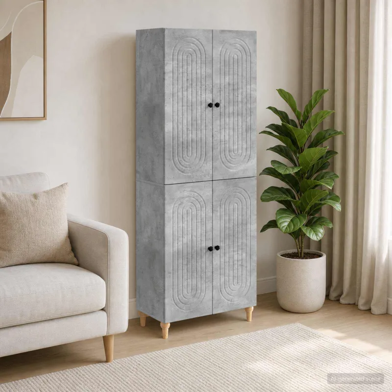 Spintelė 2 pcs 66 x 34,5 x 90 cm Apdirbta mediena