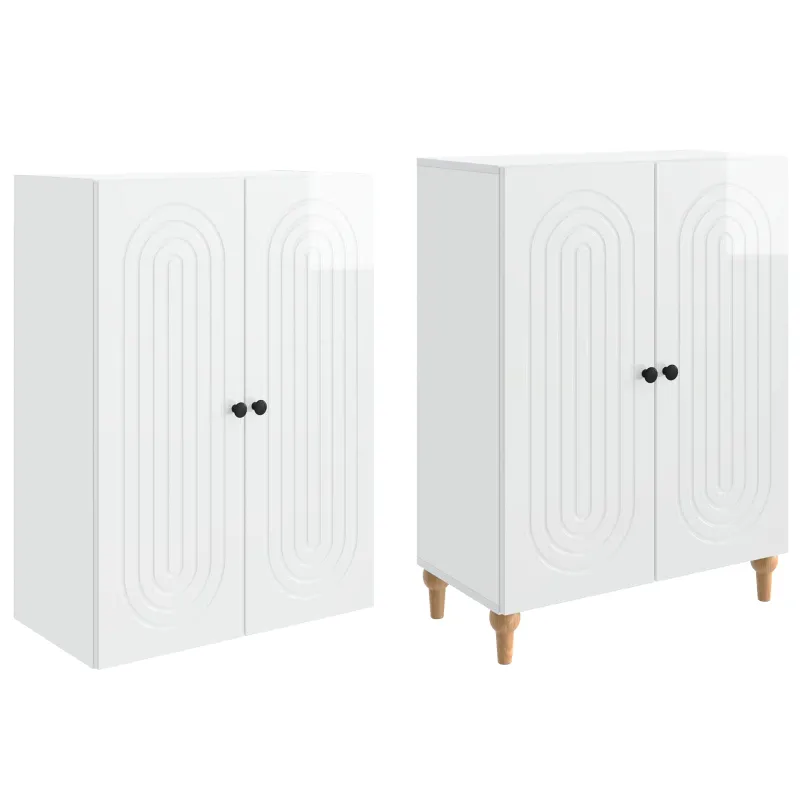 Spintelė 2 pcs 66 x 34,5 x 90 cm Apdirbta mediena