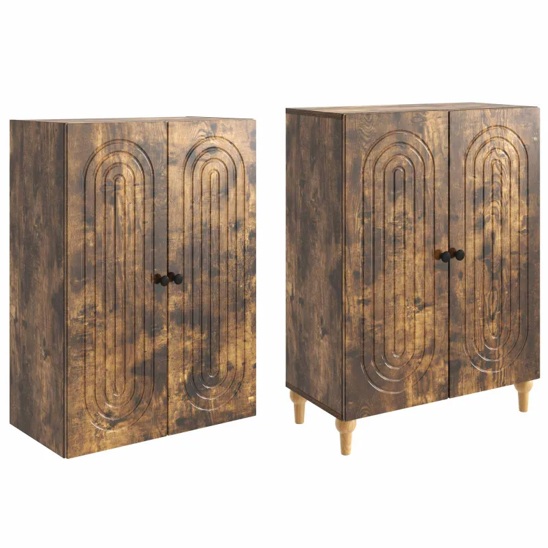 Spintelė 2 pcs 66 x 34,5 x 90 cm Apdirbta mediena