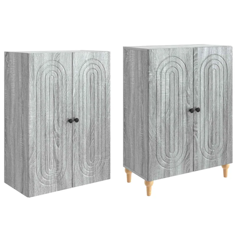 Spintelė 2 pcs 66 x 34,5 x 90 cm Apdirbta mediena