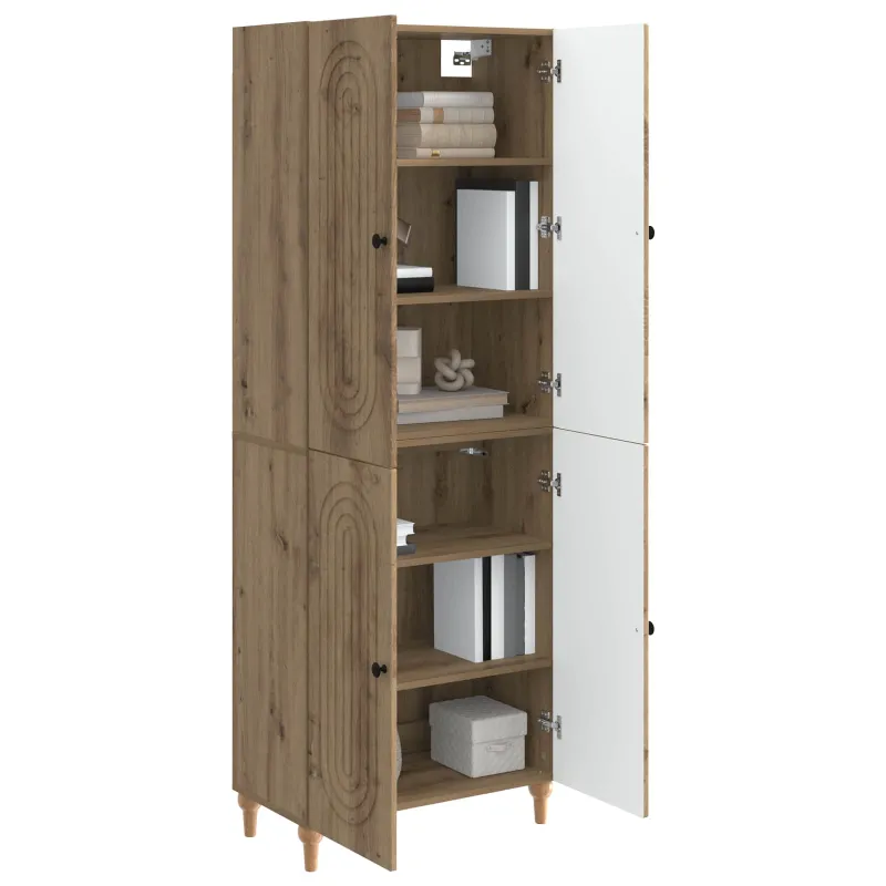 Spintelė 2 pcs 66 x 34,5 x 90 cm Apdirbta mediena