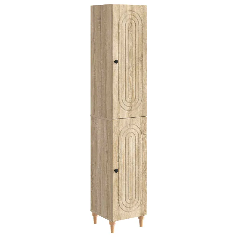 Spintelė 2 pcs Sonoma ąžuolas Apdirbta mediena