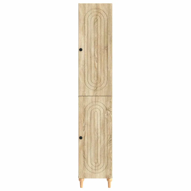 Spintelė 2 pcs Sonoma ąžuolas Apdirbta mediena