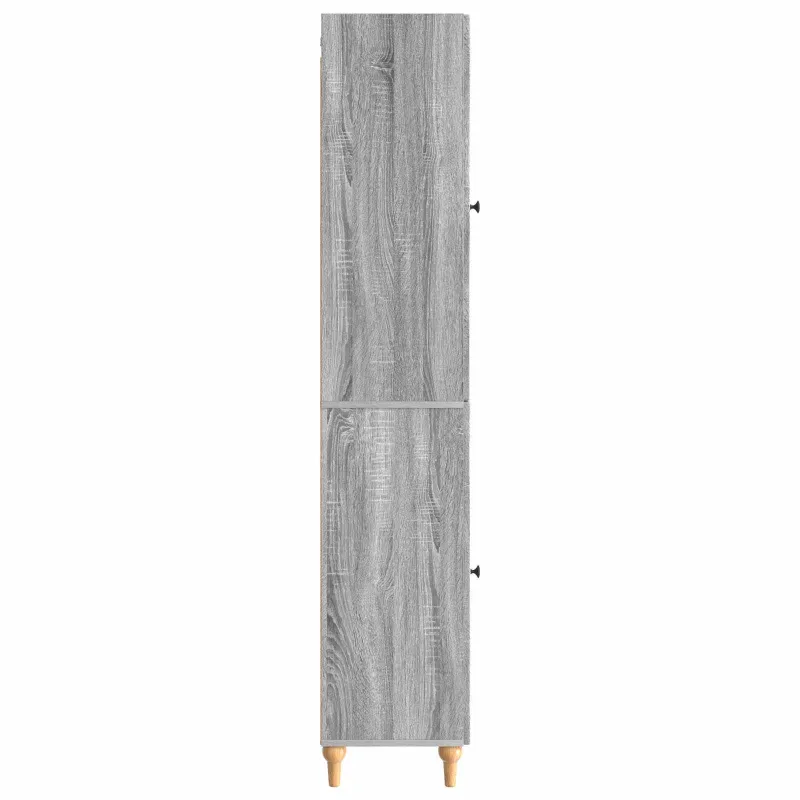 Spintelė 2 pcs Pilka Sonoma Apdirbta mediena