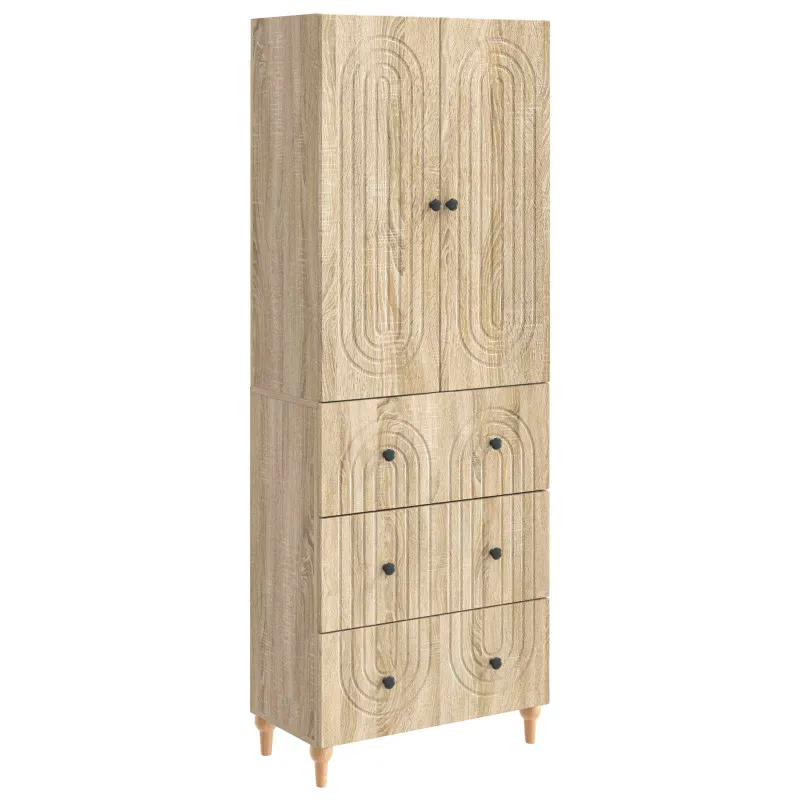 Spintelė 2 pcs 66 x 34,5 x 90 cm Apdirbta mediena