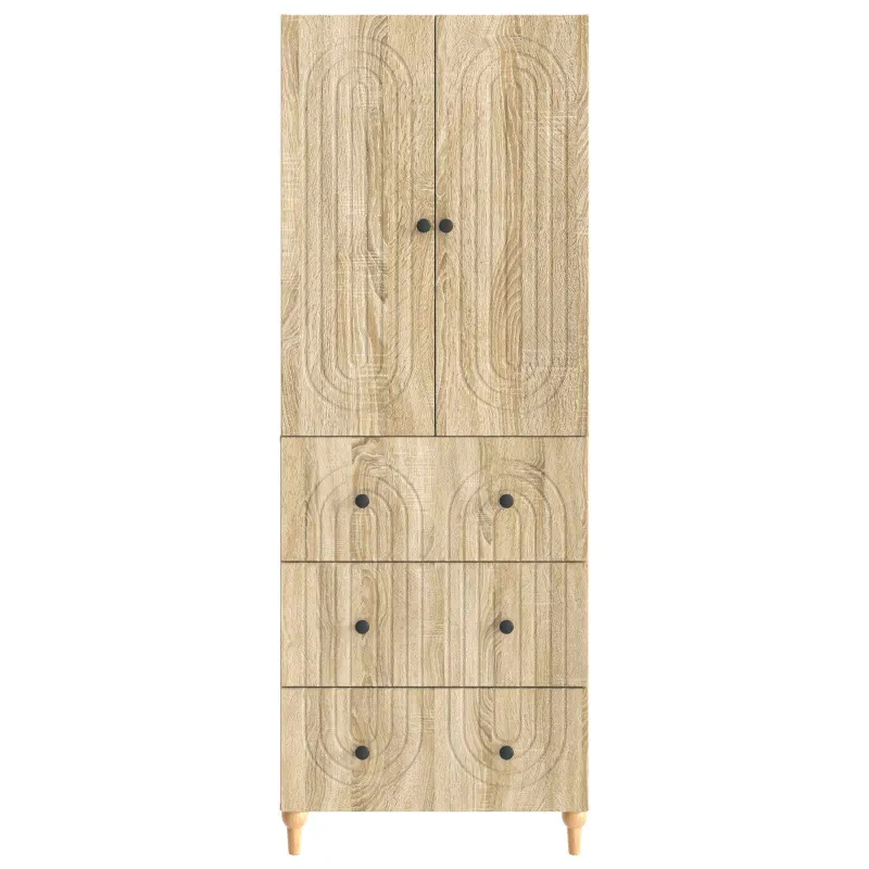 Spintelė 2 pcs 66 x 34,5 x 90 cm Apdirbta mediena