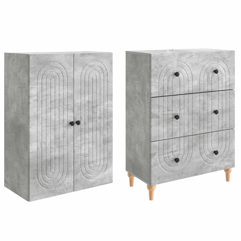 Spintelė 2 pcs 66 x 34,5 x 90 cm Apdirbta mediena