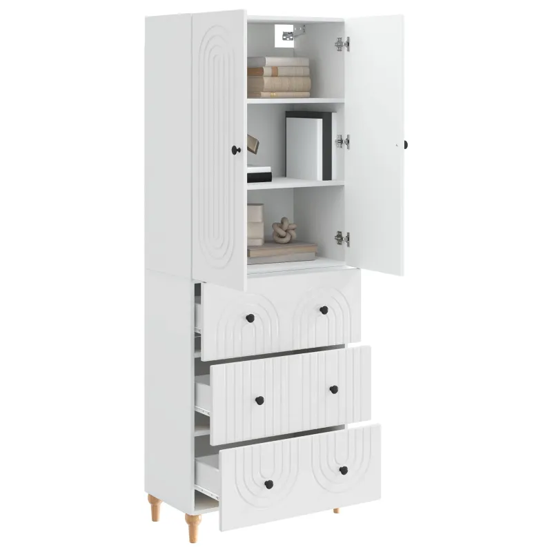 Spintelė 2 pcs 66 x 34,5 x 90 cm Apdirbta mediena