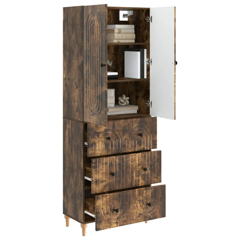 Spintelė 2 pcs 66 x 34,5 x 90 cm Apdirbta mediena