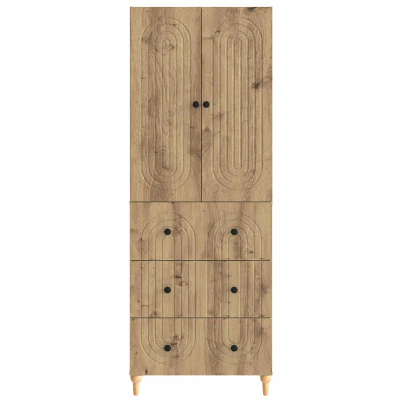 Spintelė 2 pcs 66 x 34,5 x 90 cm Apdirbta mediena