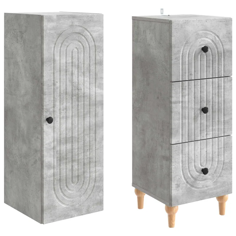 Spintelė 2 pcs 33 x 34,5 x 90 cm Apdirbta mediena