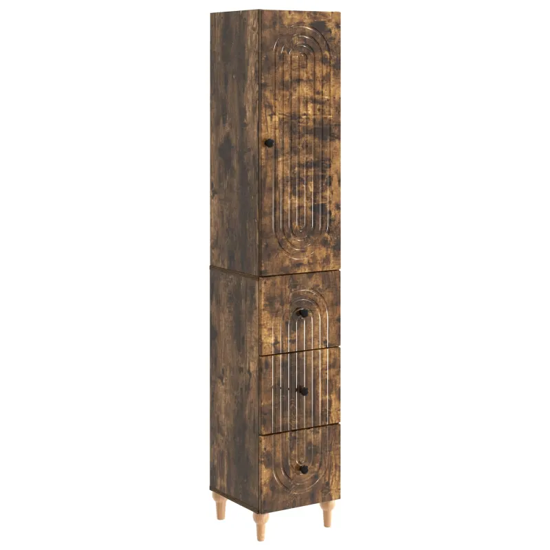 Spintelė 2 pcs 33 x 34,5 x 90 cm Apdirbta mediena