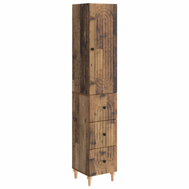 Spintelė 2 pcs 33 x 34,5 x 90 cm Apdirbta mediena
