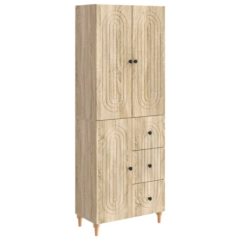 Spintelė 2 pcs 66 x 34,5 x 90 cm Apdirbta mediena