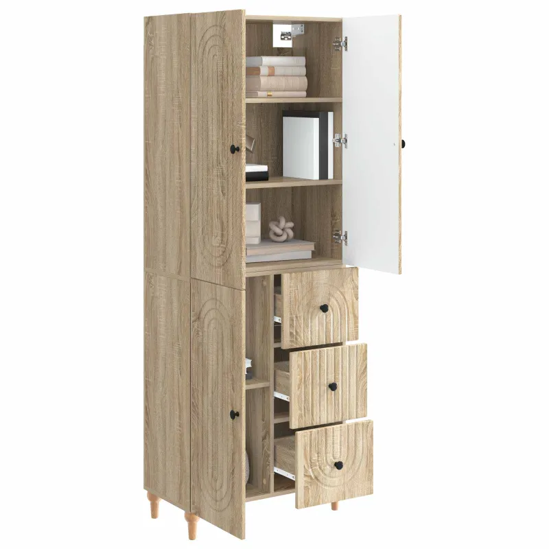 Spintelė 2 pcs 66 x 34,5 x 90 cm Apdirbta mediena