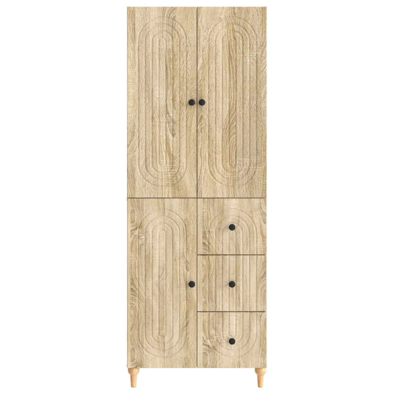 Spintelė 2 pcs 66 x 34,5 x 90 cm Apdirbta mediena