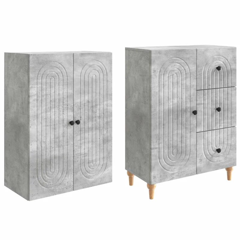 Spintelė 2 pcs 66 x 34,5 x 90 cm Apdirbta mediena