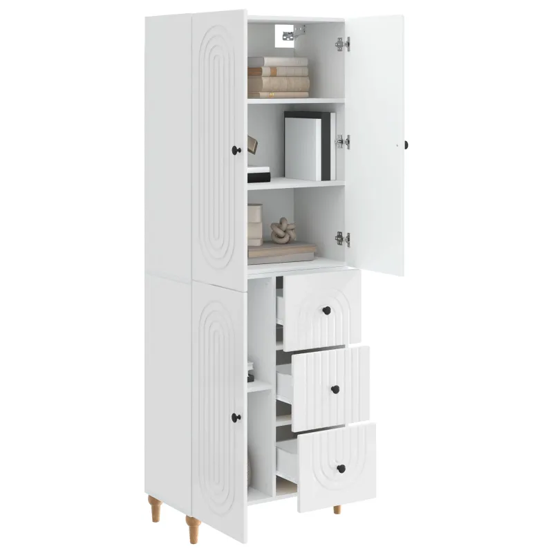 Spintelė 2 pcs 66 x 34,5 x 90 cm Apdirbta mediena