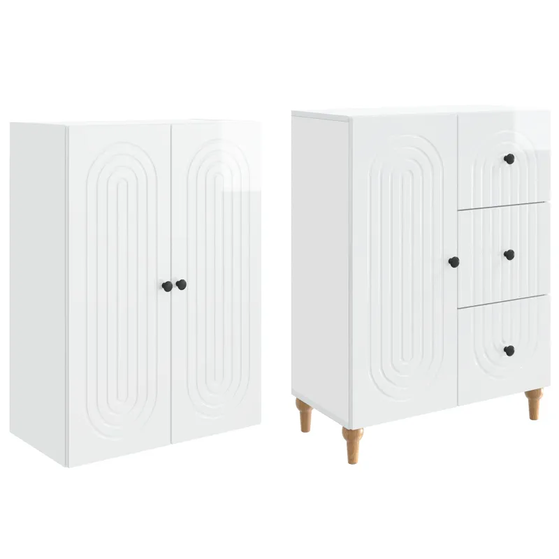 Spintelė 2 pcs 66 x 34,5 x 90 cm Apdirbta mediena