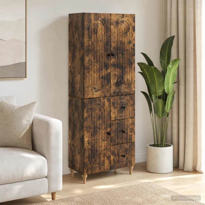 Spintelė 2 pcs 66 x 34,5 x 90 cm Apdirbta mediena