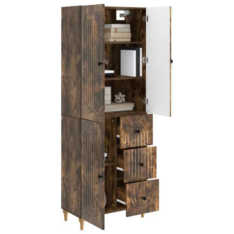 Spintelė 2 pcs 66 x 34,5 x 90 cm Apdirbta mediena