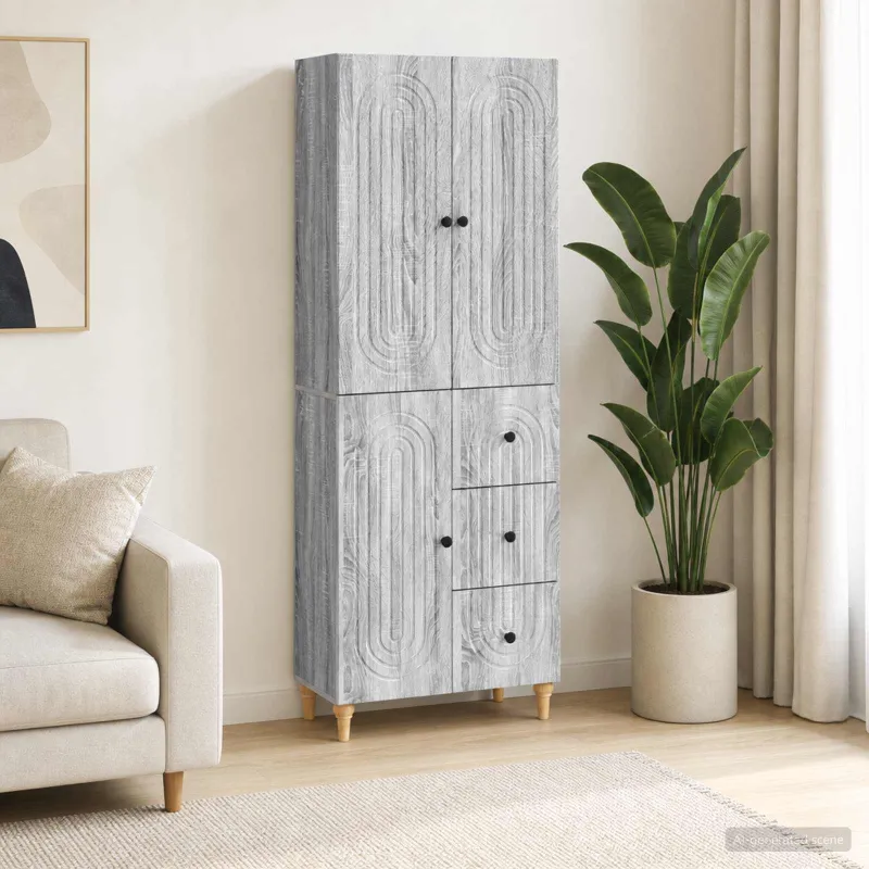 Spintelė 2 pcs 66 x 34,5 x 90 cm Apdirbta mediena
