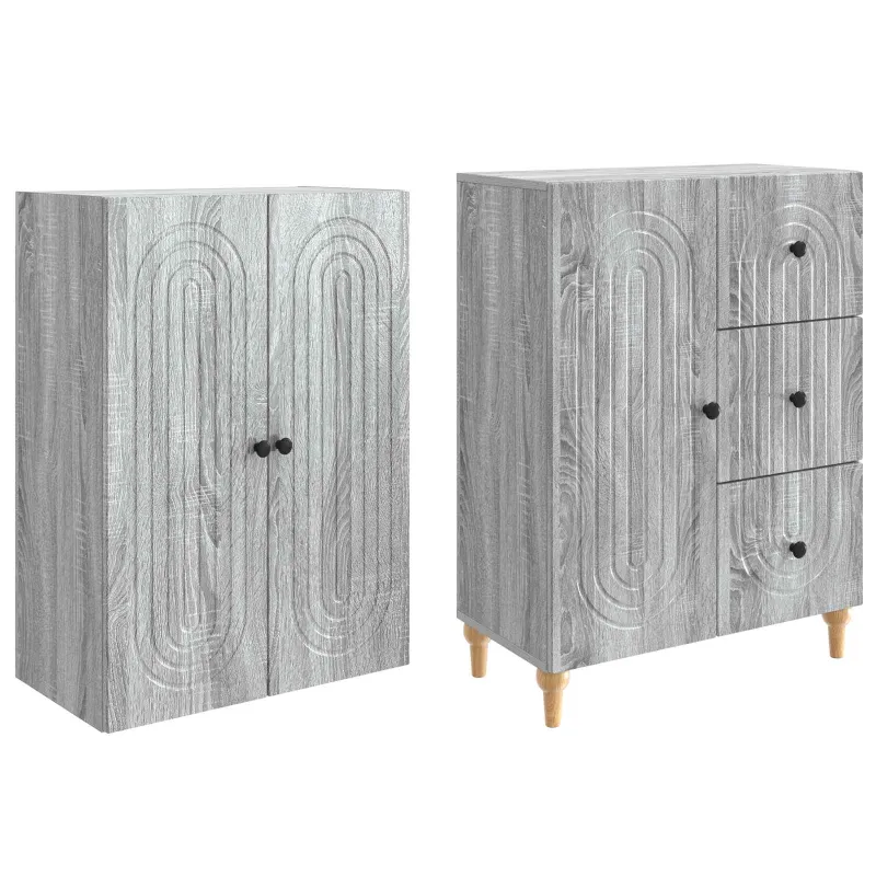 Spintelė 2 pcs 66 x 34,5 x 90 cm Apdirbta mediena