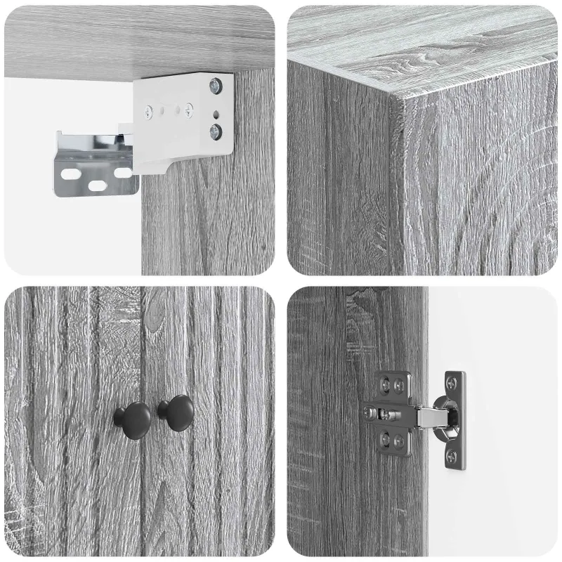 Spintelė 2 pcs 66 x 34,5 x 90 cm Apdirbta mediena