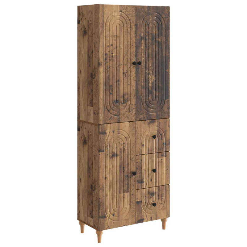Spintelė 2 pcs 66 x 34,5 x 90 cm Apdirbta mediena