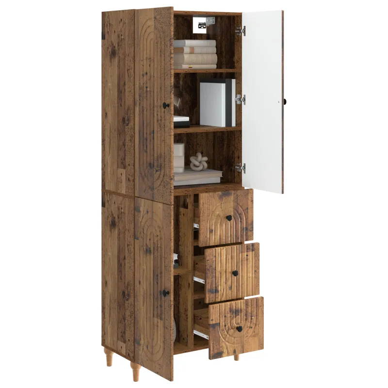 Spintelė 2 pcs 66 x 34,5 x 90 cm Apdirbta mediena