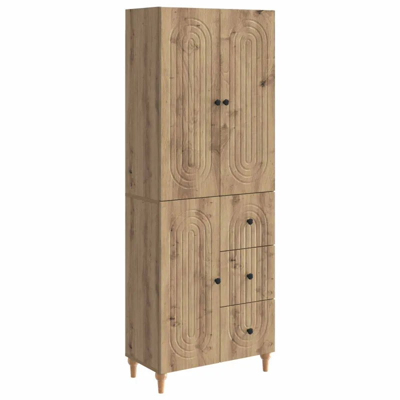 Spintelė 2 pcs 66 x 34,5 x 90 cm Apdirbta mediena
