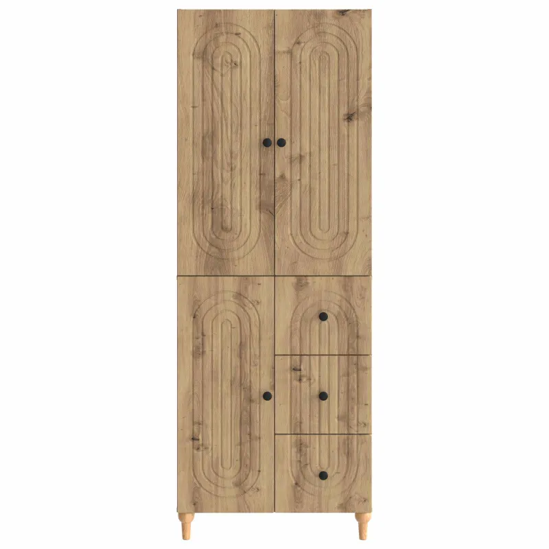 Spintelė 2 pcs 66 x 34,5 x 90 cm Apdirbta mediena