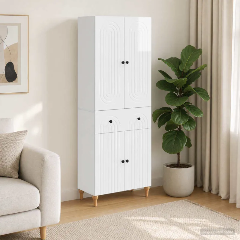 Spintelė 2 pcs 66 x 34,5 x 90 cm Apdirbta mediena