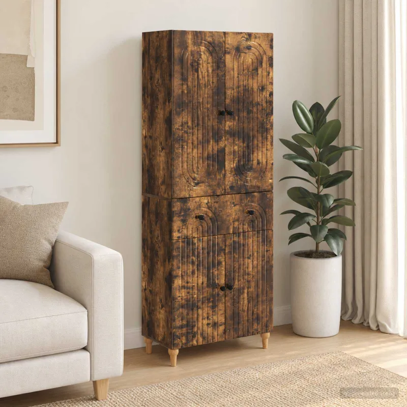 Spintelė 2 pcs 66 x 34,5 x 90 cm Apdirbta mediena